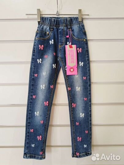 Джинсы для девочки новые