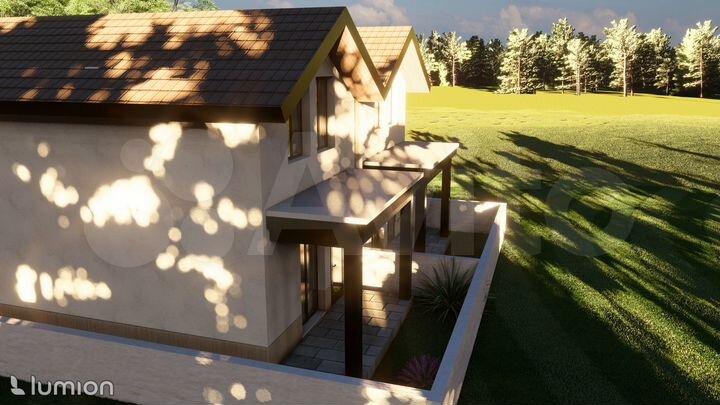 Дом 72 м² на участке 1,3 сот.