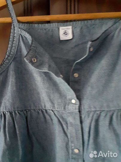 Джинсовый сарафан для девочки