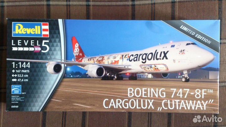 Модели Boeing-747-8F 747-800 747-400 1/144
