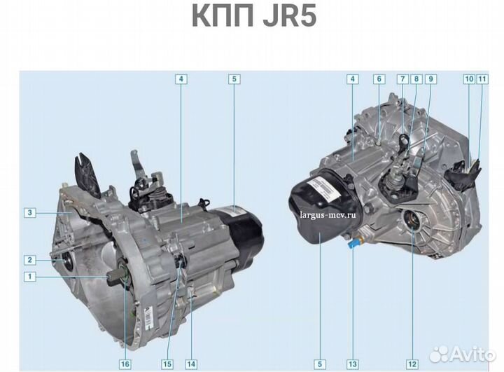 МКПП Лада Ларгус JR5/JH3