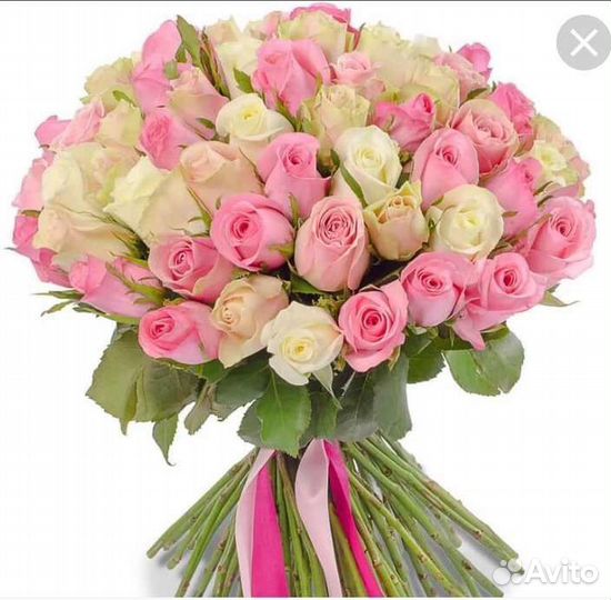 Цветы розы букет