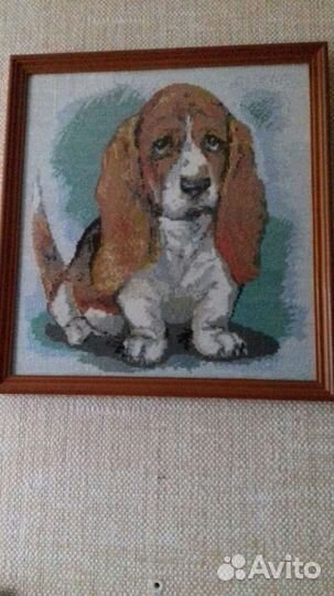 Картина, вышитая крестиком