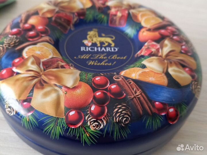 Жестяная банка из под чая ричард
