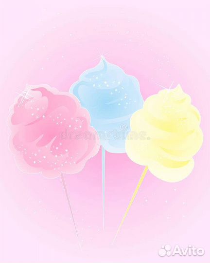 Сахарная вата на праздники