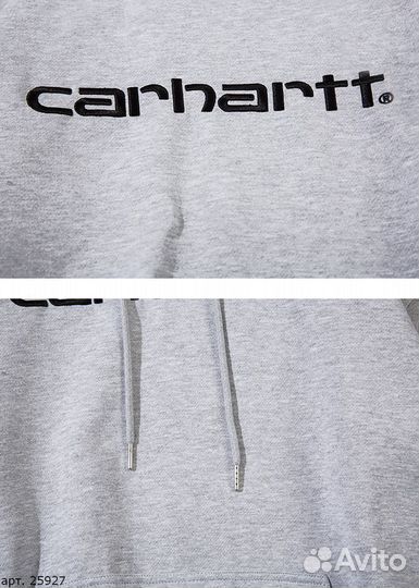 Худи Carhartt серое