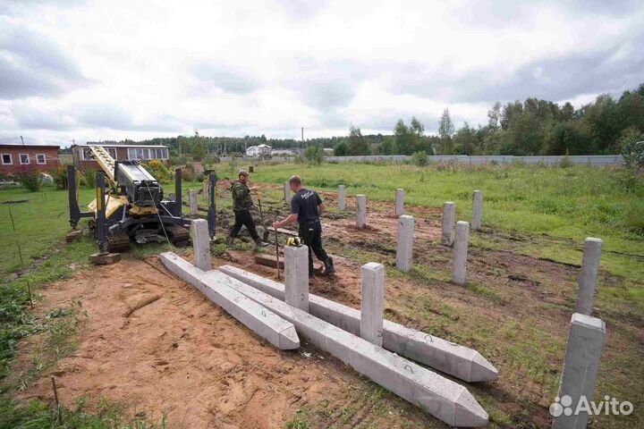 Жб сваи установка монтаж