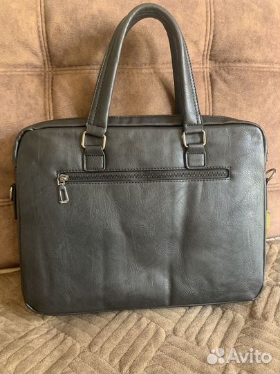 Мужской кожаный портфель новый