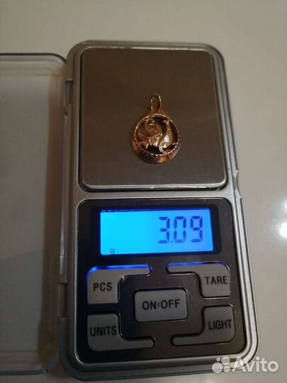 Подвеска, золото СССР, 583 проба
