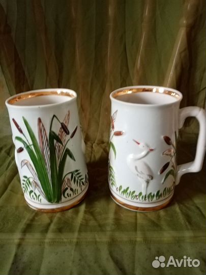 Бокалы-гиганты. Фарфор СССР