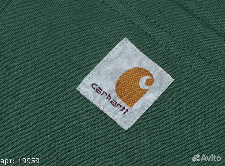 Футболка Carhartt pocket Зеленая