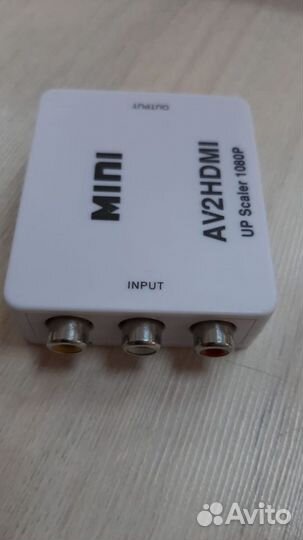 Конвертер из 3 RCA в hdmi (из тюльпанов в цифру)