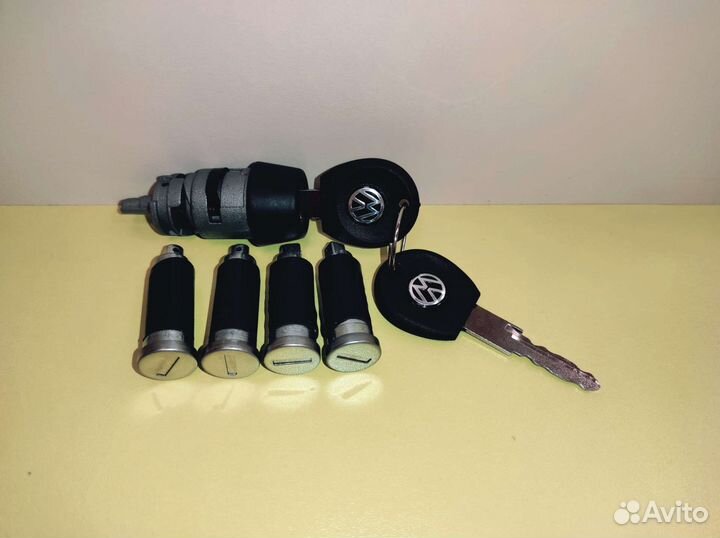 Замок зажигания личинки на vw t4