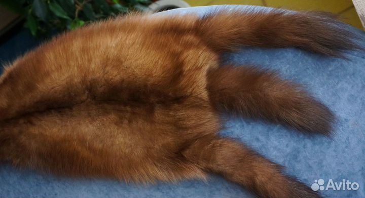 Воротник меховой из соболя