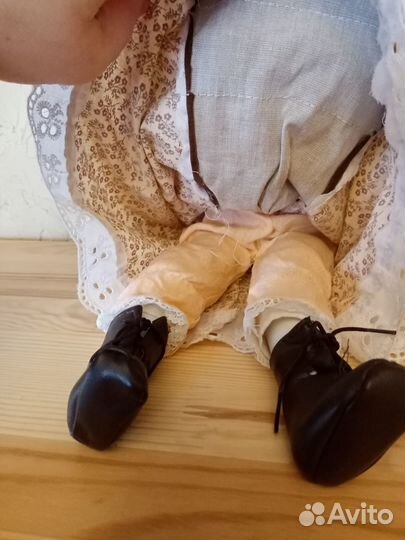 Кукла фарфоровая винтажная немецкая. Лот 1