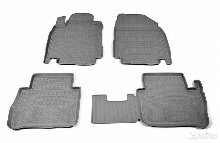 Коврики в салон Nissan Tiida I (2004-2014) серые