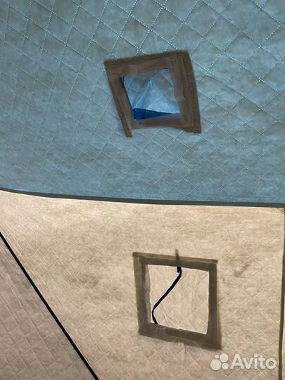 Зимняя палатка cube трехслойная 440х220х225