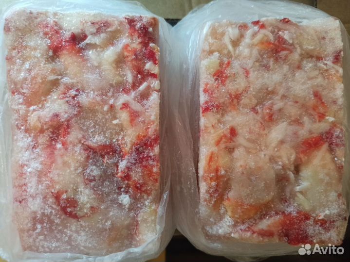 Мясо краба салатное