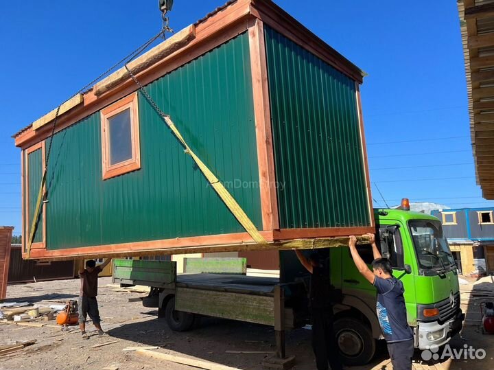 Бытовка деревянная новая