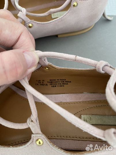 Туфли женские нат.замша