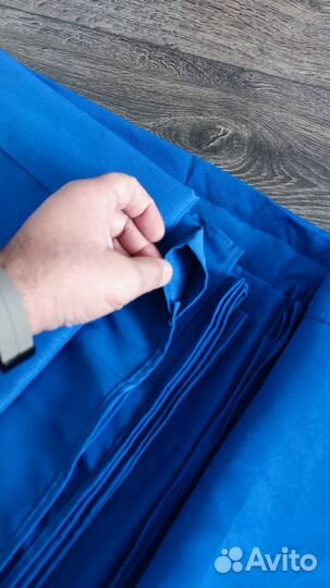 Хромакей / фотофон 3х5 метра синий