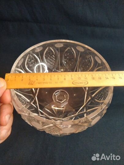 Фруктовница/конфетница хрусталь СССР