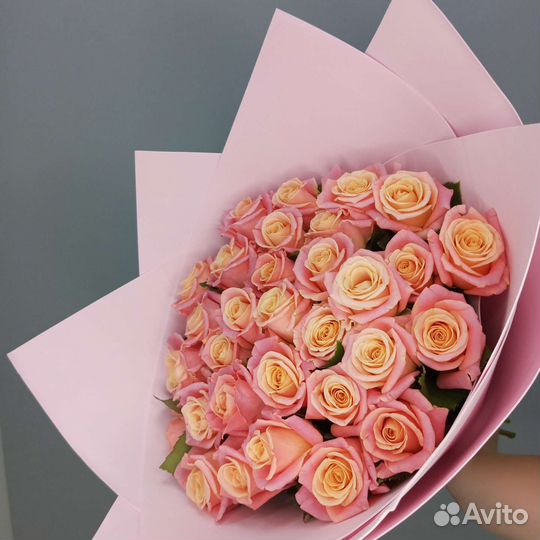 Розы красные, розовые, оранжевые, букеты, доставка