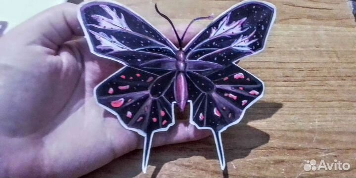 Бабочка из бумаги