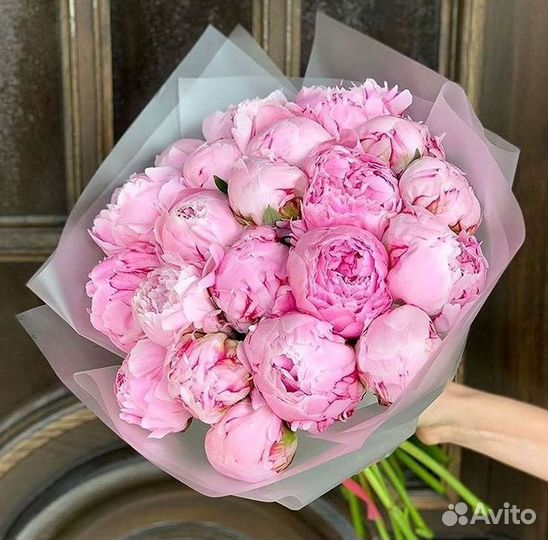 Пионы Букет пионов Доставка цветов