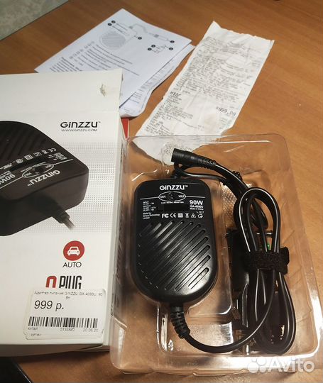 Адаптер питания для ноутбука в а/м ginzzu GA-4090U