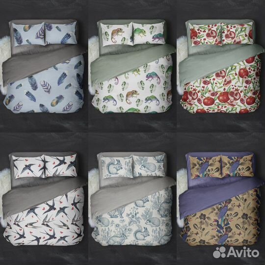 Белье постельное с принтами героев на заказ