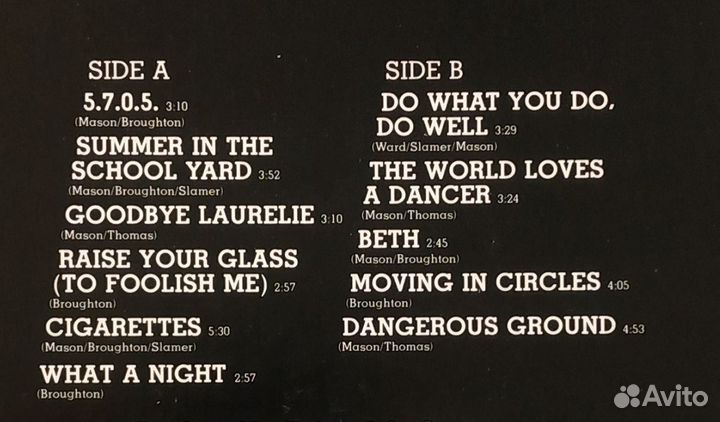 City Boy - Book Early (1978) LP