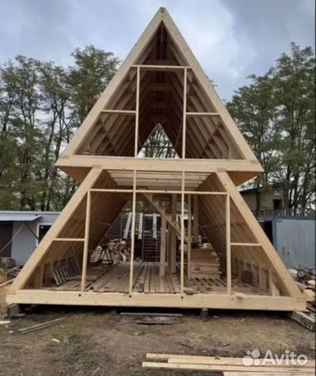 Афрейм два этажа под ключ