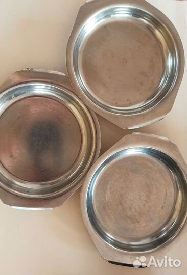 Тарелки из нержавейки СССР
