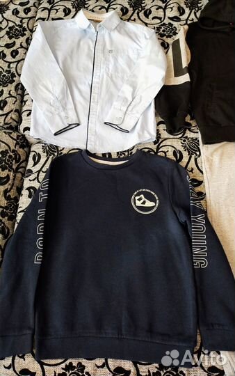 Пакет вещей на осень мальчику 9-10 лет, р.140