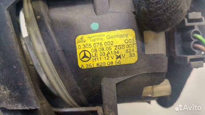 Фара противотуманная Mercedes A W169, 2005