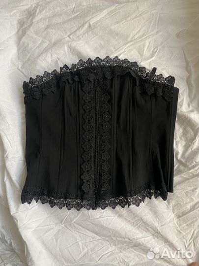Винтажный топ корсет