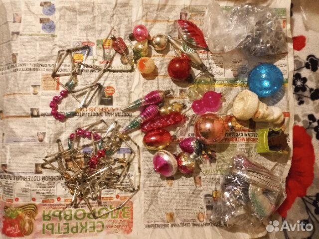 Ёлочные игрушки СССР 50-60 г