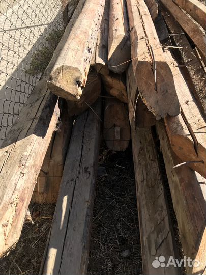 Стропила из кругляка б/У