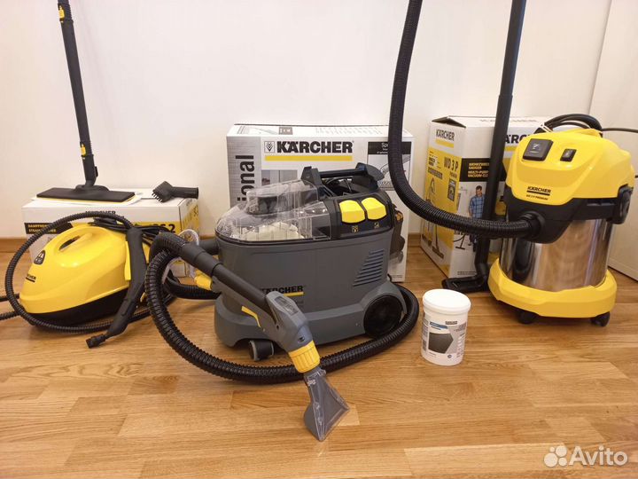 Прокат моющего пылесоса Karcher Puzzi 8. С химией