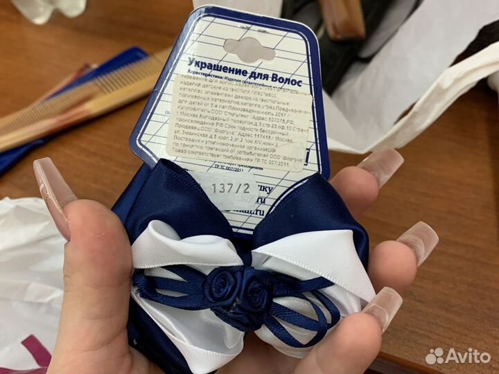 Бантики для волос детские
