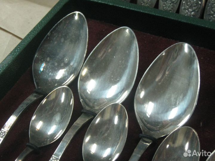 Столовый набор 24 предмета - мельхиор СССР