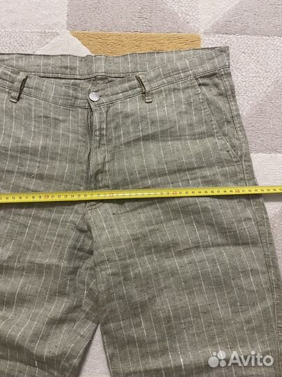 Брюки льняные мужские