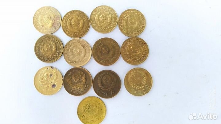 Погодовка 1 копейка СССР с 26 до 39г