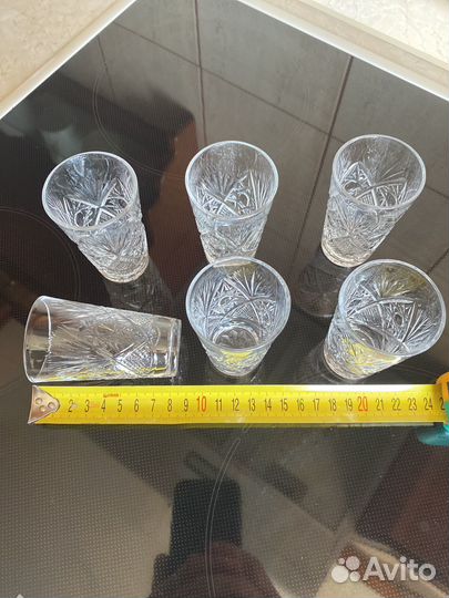 Рюмки хрустальные СССР