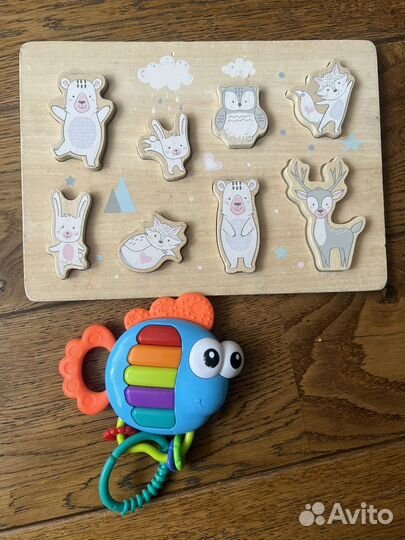 Игрушки детские сортер музыкальная рыбка