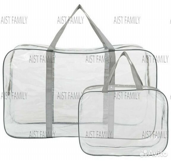 Прозрачные сумки в роддом