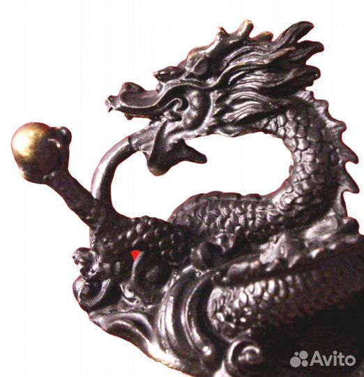 Дракон - Китайская статуэтка из Бронзы RU* 315а