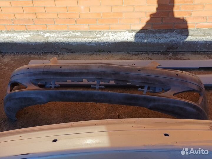 Бампер передний, на mercedes 221