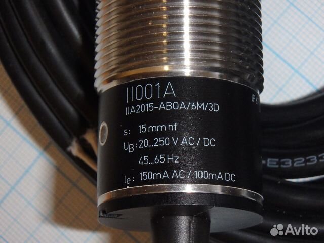 Датчик индуктивный ifm II001A IIA2015-aboa/6m/3d